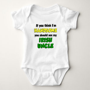 Body Para Bebê Eu sou tio irlandês considerável