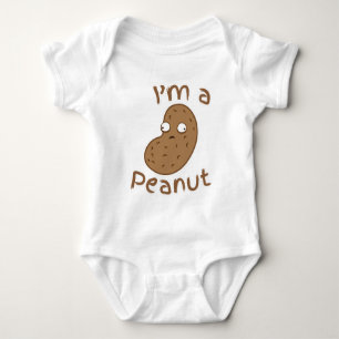 Body Para Bebê Eu sou um AMENDOIM