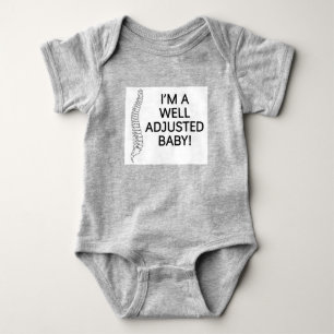 Body Para Bebê Eu sou um chiro bem ajustado da quiroterapia do