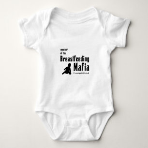 Body Para Bebê Eu sou um membro da máfia amamentando