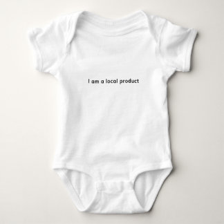 Body Para Bebê Eu sou um produto local
