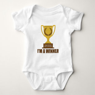 Body Para Bebê Eu sou um vencedor