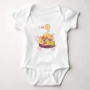 Body Para Bebê Eu sou uma tartaruga adorável