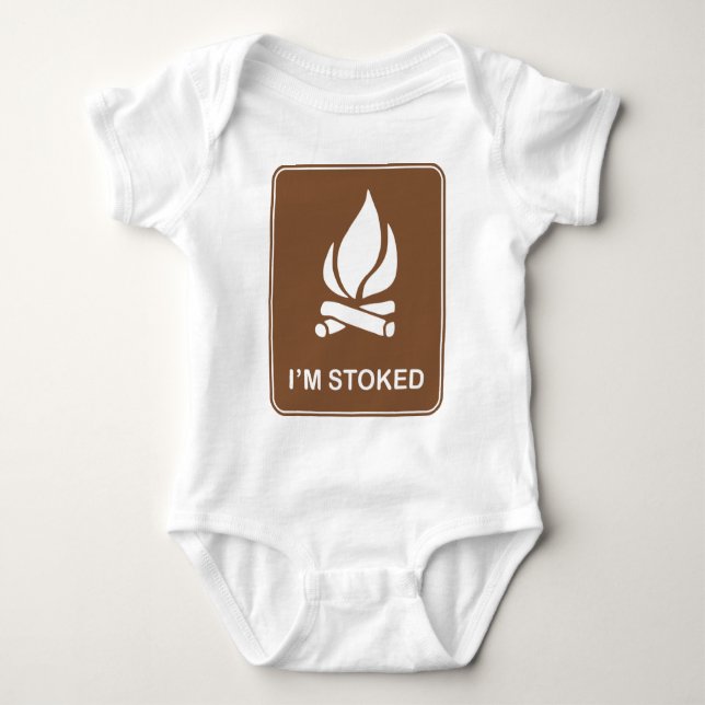 Body Para Bebê Eu Stoked (Frente)