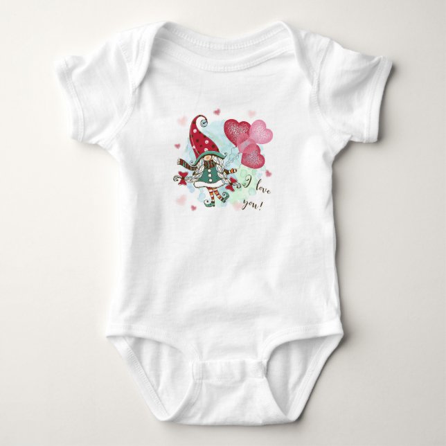 Body Para Bebê Eu te amo (Frente)