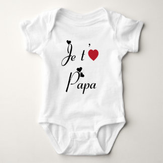 Body Para Bebê Eu te amo pai