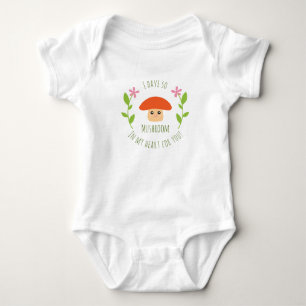 Body Para Bebê Eu tenho assim o cogumelo em meu coração para vo
