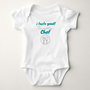 Body Para Bebê eu tenho gosto bom que fui criado por um chef fofo