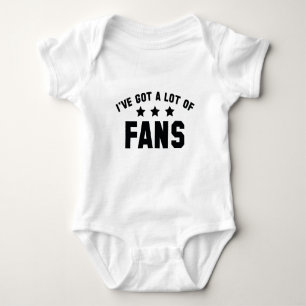 Body Para Bebê Eu tenho muitos ventiladores