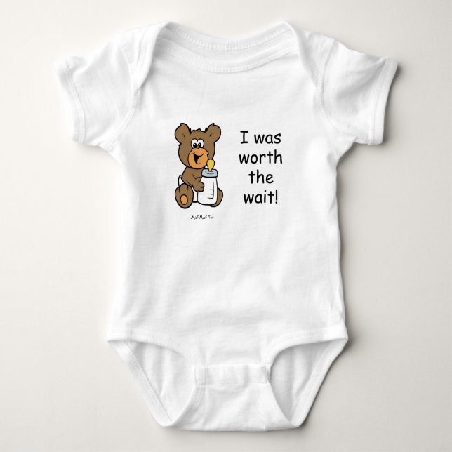 Body Para Bebê Eu vali a espera (Frente)