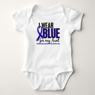 Body Para Bebê Eu visto o RA azul da tia artrite reumatóide
