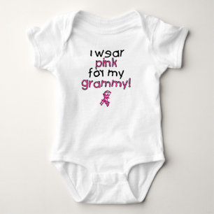 Body Para Bebê Eu visto o rosa para meu Grammy ($18,95)