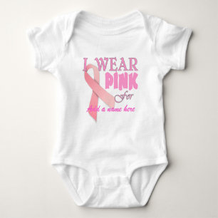 Body Para Bebê Eu visto o rosa para Tempate conhecido para o