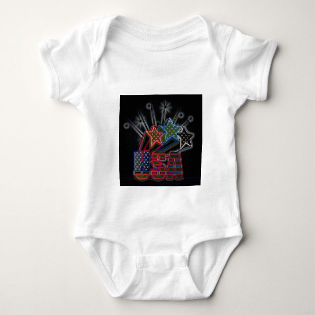 Body Para Bebê EUA Orud (Frente)