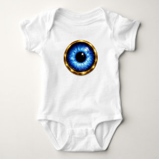 Body Para Bebê Evil Eye Baby Shirt – Blue Protective Eye Cute Inf