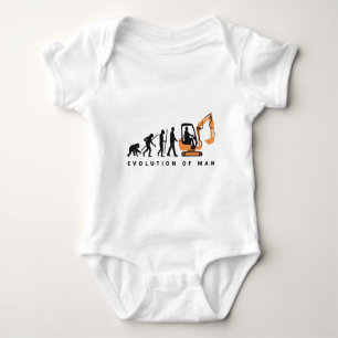 Body Para Bebê evolution of ele excavator driver