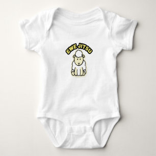 Body Para Bebê Ewe Jitsu Sheep