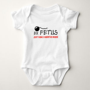 Body Para Bebê Ex Fetus - Acabou de fazer Dentro de 9 Meses