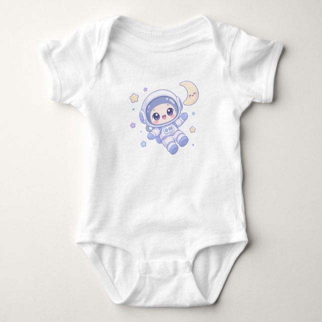 Body Para Bebê Explorador de Espaço Minúsculo (Frente)