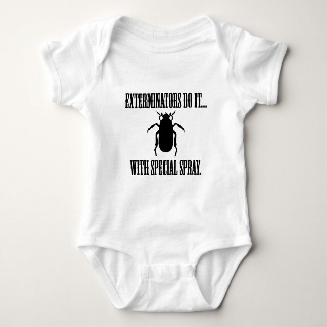 Body Para Bebê Exterminadores Fazem Isso... Com Spray Especial (Frente)