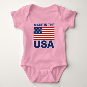Body Para Bebê Fabricado Nos EUA, Bebê Bodyfato