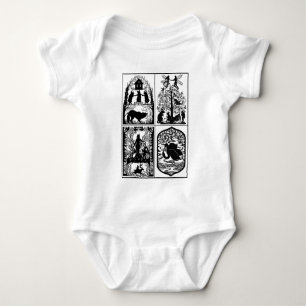 Body Para Bebê Fada Coleção de Letras Bebê Roupa