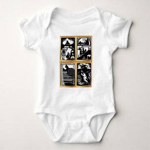Body Para Bebê Fada Coleção de Letras Bebê Roupa