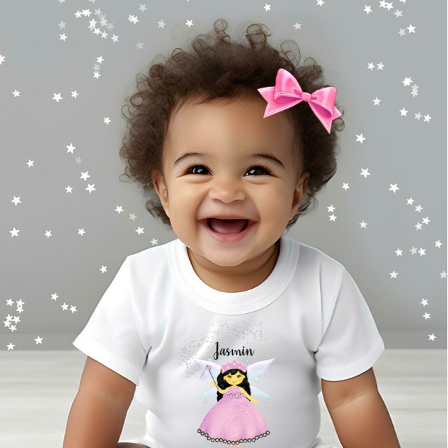 Body Para Bebê Fada de princesa pequena (Criador carregado)