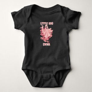Body Para Bebê Fada Pequena Boo Pinkoween Fantasma Aquarela