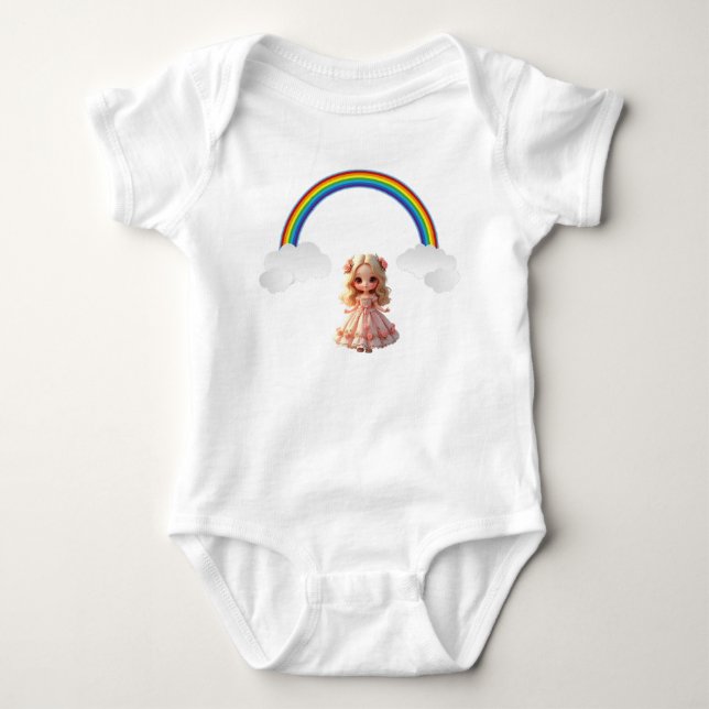 Body Para Bebê Fadas Lindas (Frente)
