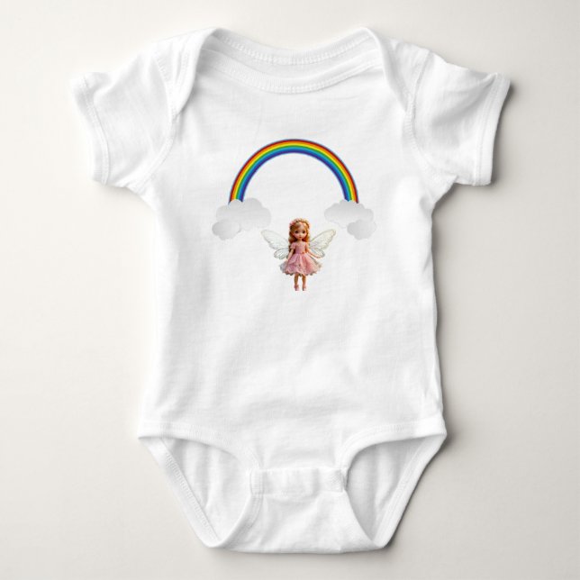 Body Para Bebê Fadas Lindas (Frente)