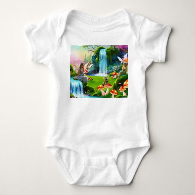 Body Para Bebê Fadas Lindas (Frente)