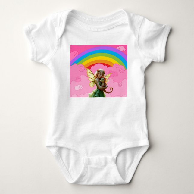 Body Para Bebê Fadas Lindas (Frente)