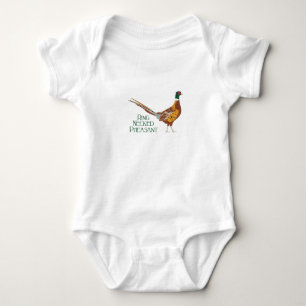 Body Para Bebê Faisão com anel