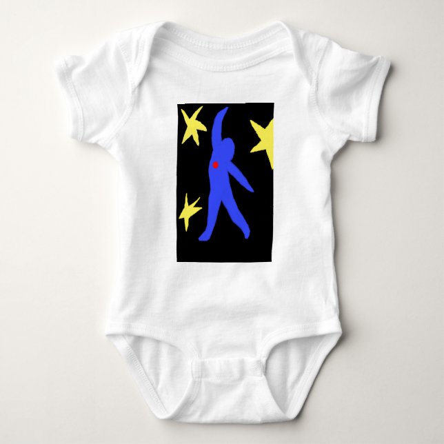 Body Para Bebê Falling ~ Modern Art ~ - shirt (Frente)