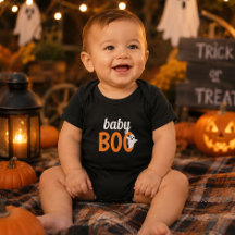 Família Baby Boo Conjuntos Halloween Preto Laranja