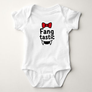 Body Para Bebê Fang Tástico Bebê Vampiro Fofo de Halloween