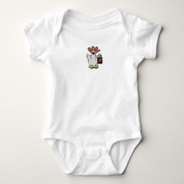 Body Para Bebê Fantasma (Frente)
