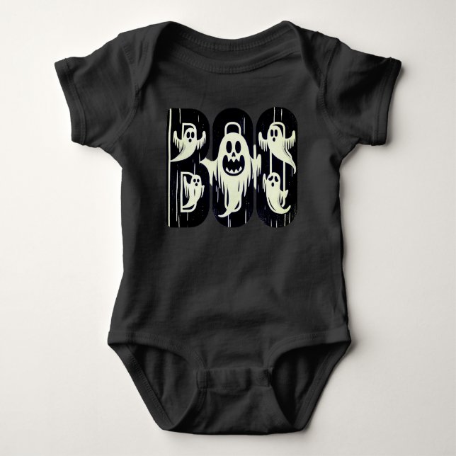 Body Para Bebê Fantasma Boo (Frente)