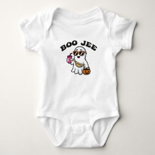 Body Para Bebê Fantasma BOO-JEE – Design Engraçado de Halloween B