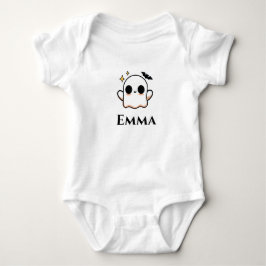 Body Para Bebê Fantasma de Halloween Fofo 