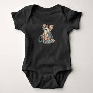 Body Para Bebê Fantasma de Patchwork em Cubo