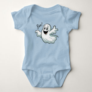Body Para Bebê Fantasma Feliz