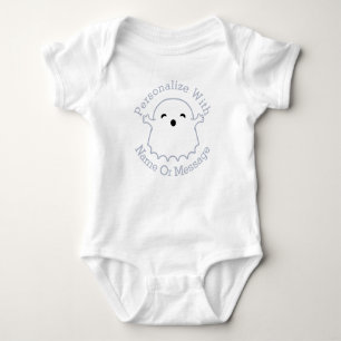 Body Para Bebê Fantasma Pequeno Gasto Cute PERSONALIZADO