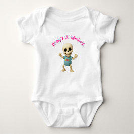 Body Para Bebê Fato de bebê da pai Lil Bonehead