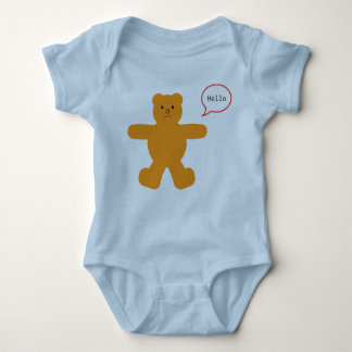 Body Para Bebê Fato de bebê de urso bonito