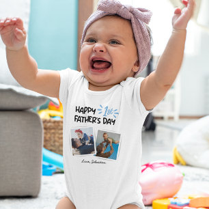 Body Para Bebê Fato de bebê do primeiro Dia de os pais bonito