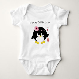 Body Para Bebê Fato-de-bebê docinho-pinguim-bonito