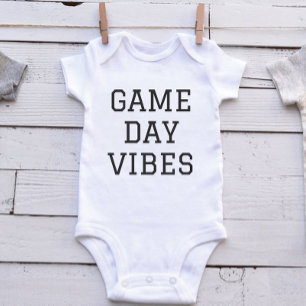 Body Para Bebê Fato De Bebê No Dia Do Jogo Fofado - Foco Da Estaç