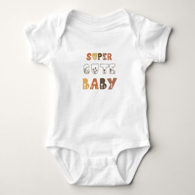 Body Para Bebê Fato De Bebê Super Bonito, Presentes De Bebê (Frente)